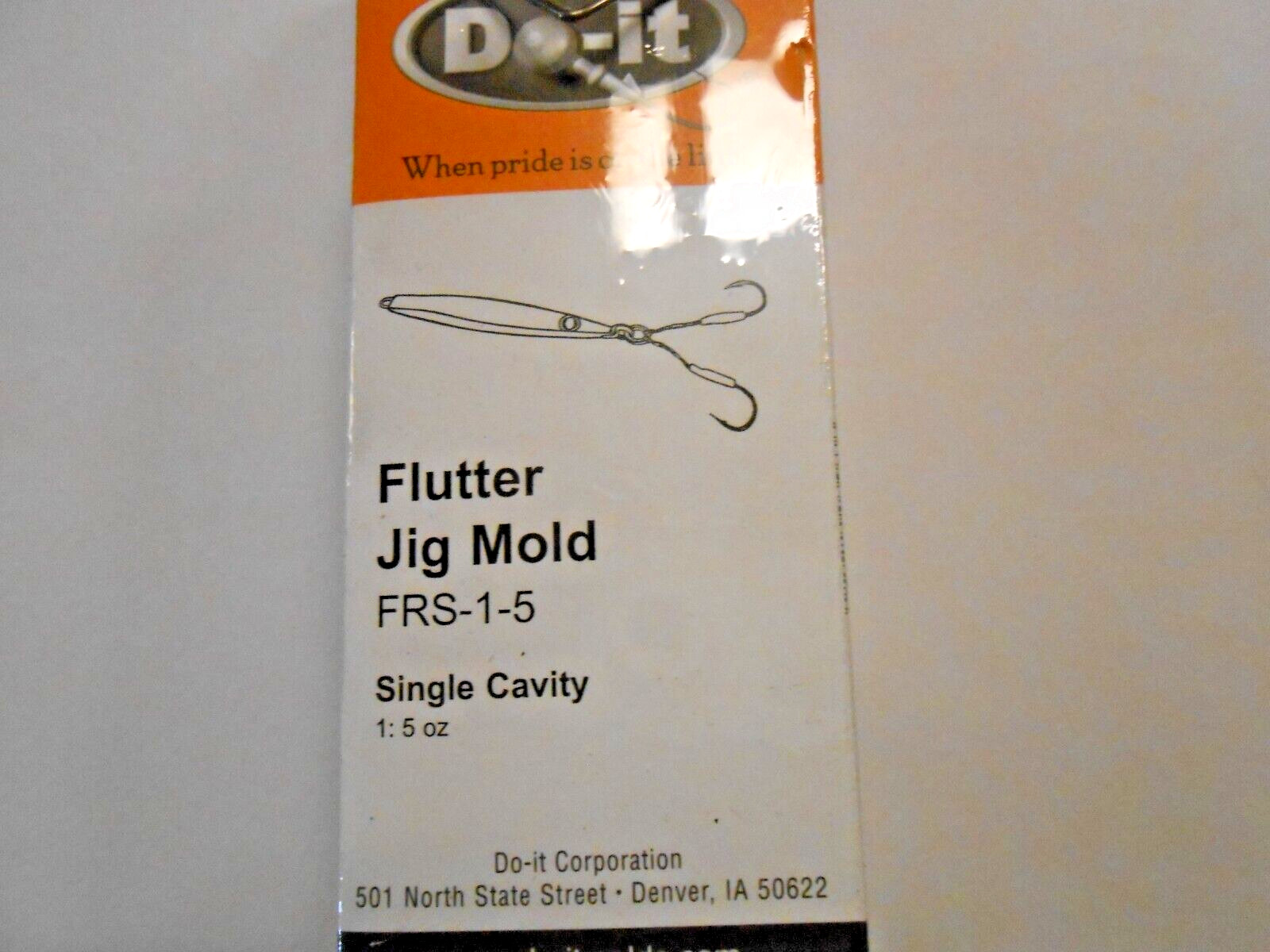 3463 Do-It Flutter Jig Mold 5 oz