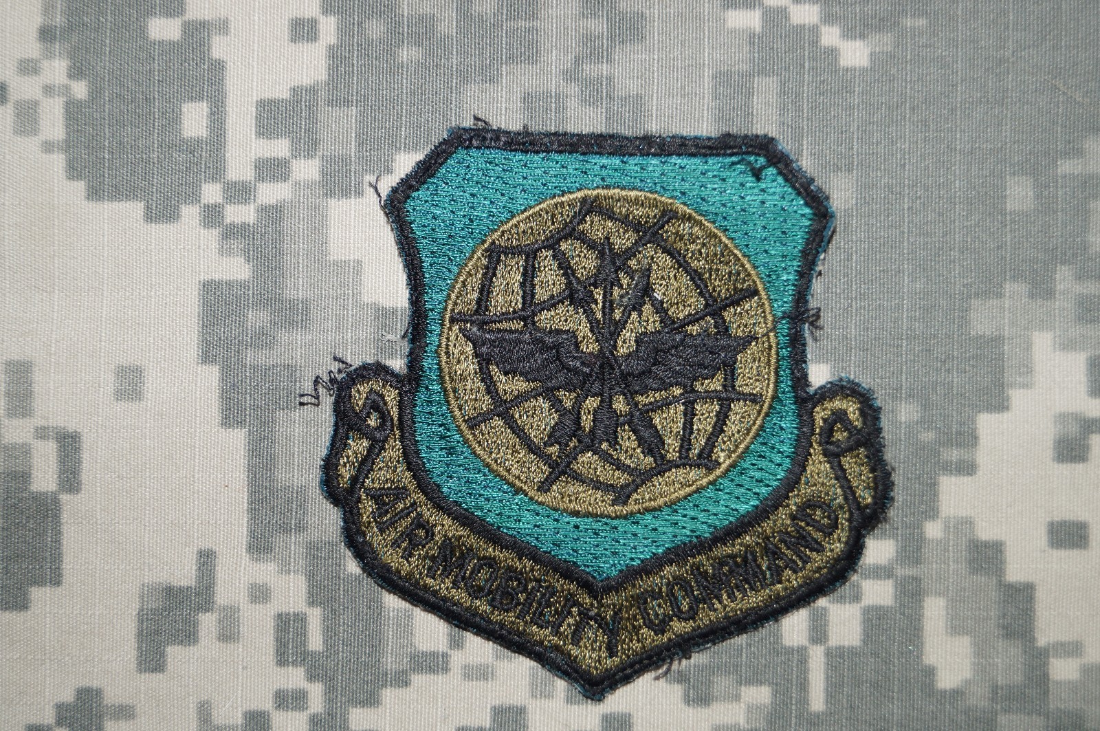Authentic RARE US Air Force Air Mobility Command Sew On Military Patch