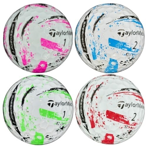 TaylorMade Speedsoft Ink Near Mint AAAA 36 Used Golf Balls 4A