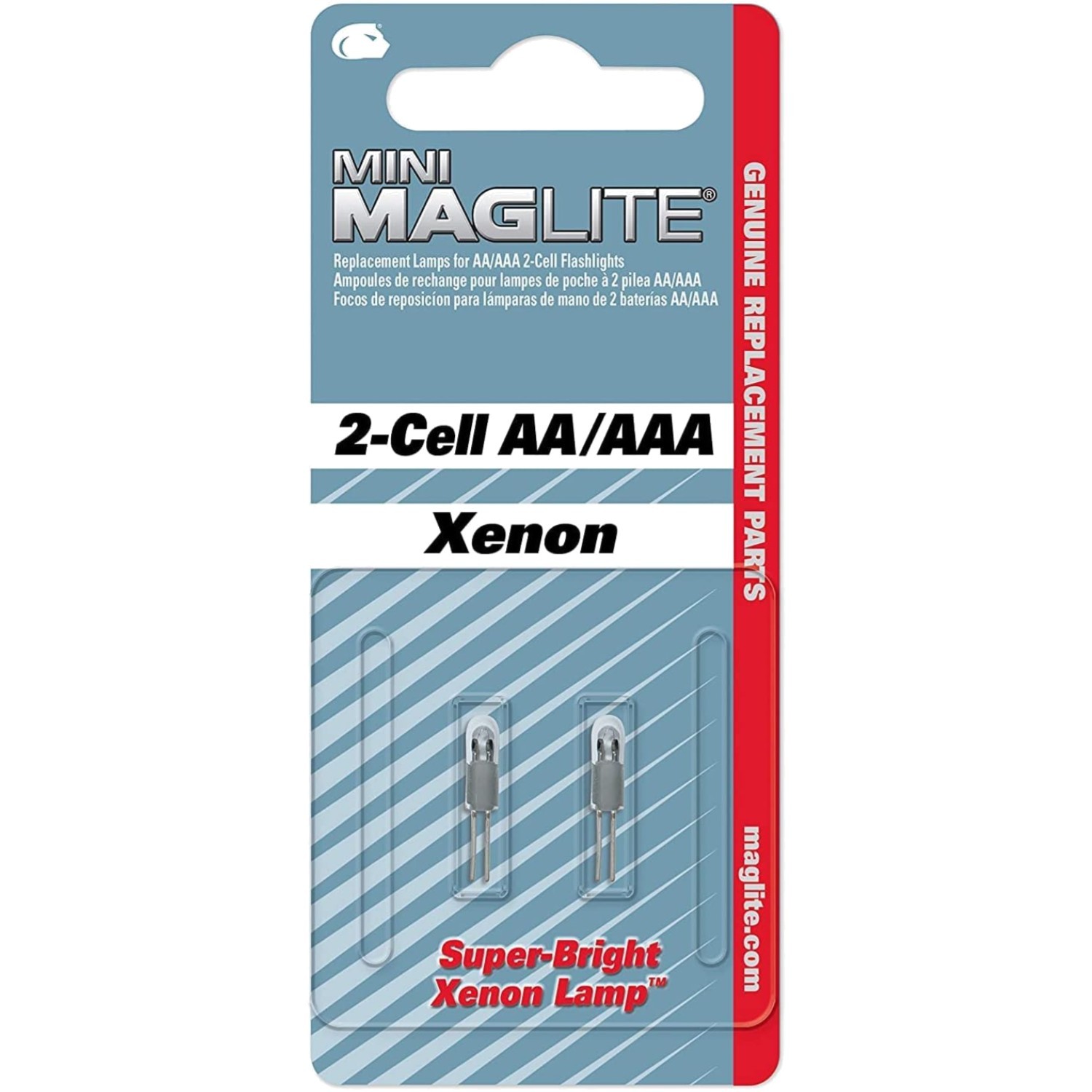 Upgrade Your Mini Maglite with 2  LED Replacement Lamps – 2000 Hours Life