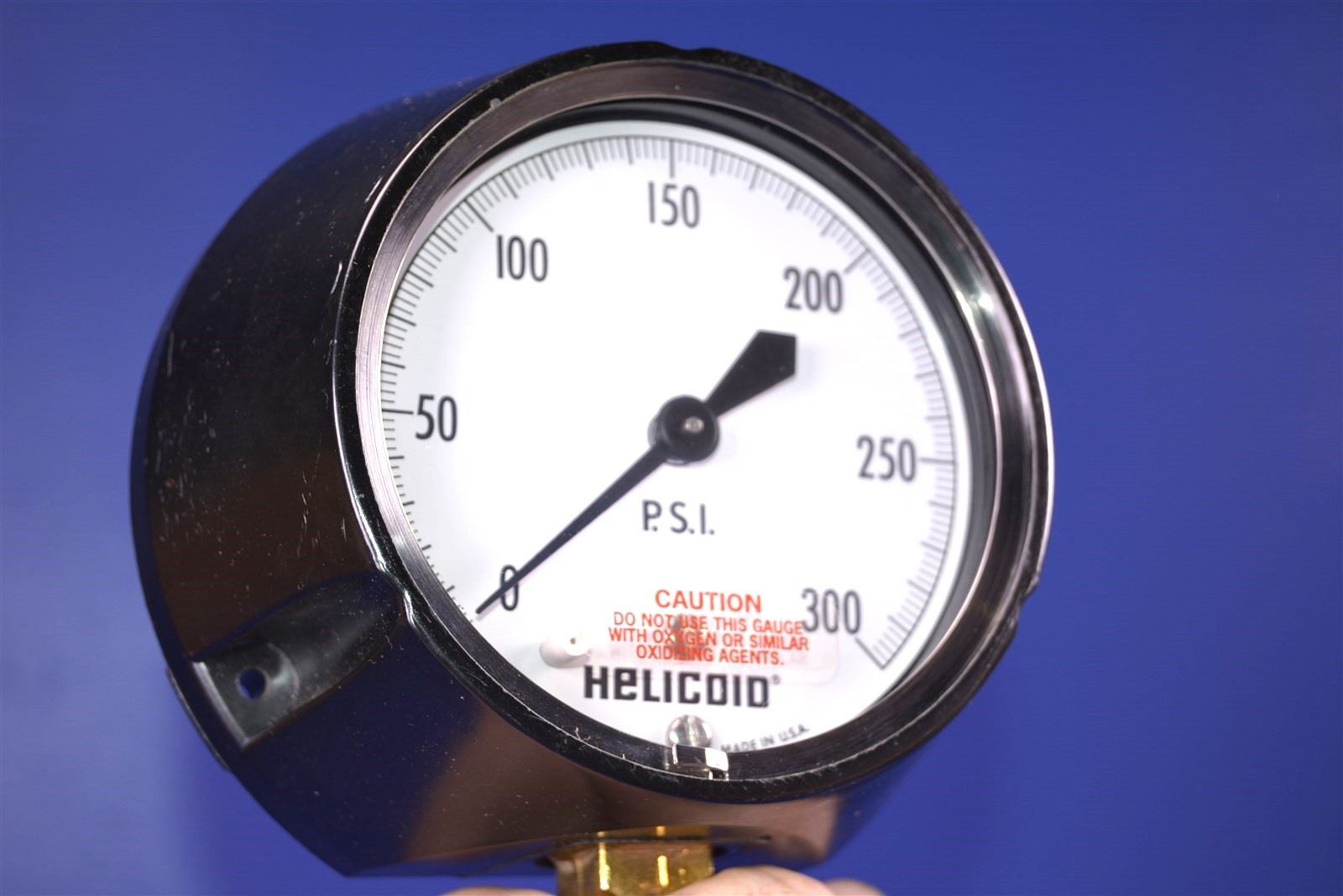 0-300 PSI Helicoid 4.5" Dial Precision Pressure Gage 1/4" NPT Part # Z20118D055