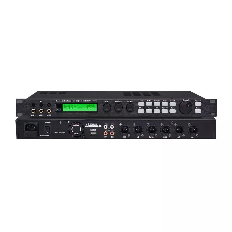 X5 Effect Processor Karaoke Effector KTV Home Digital Audio Processor Reverb