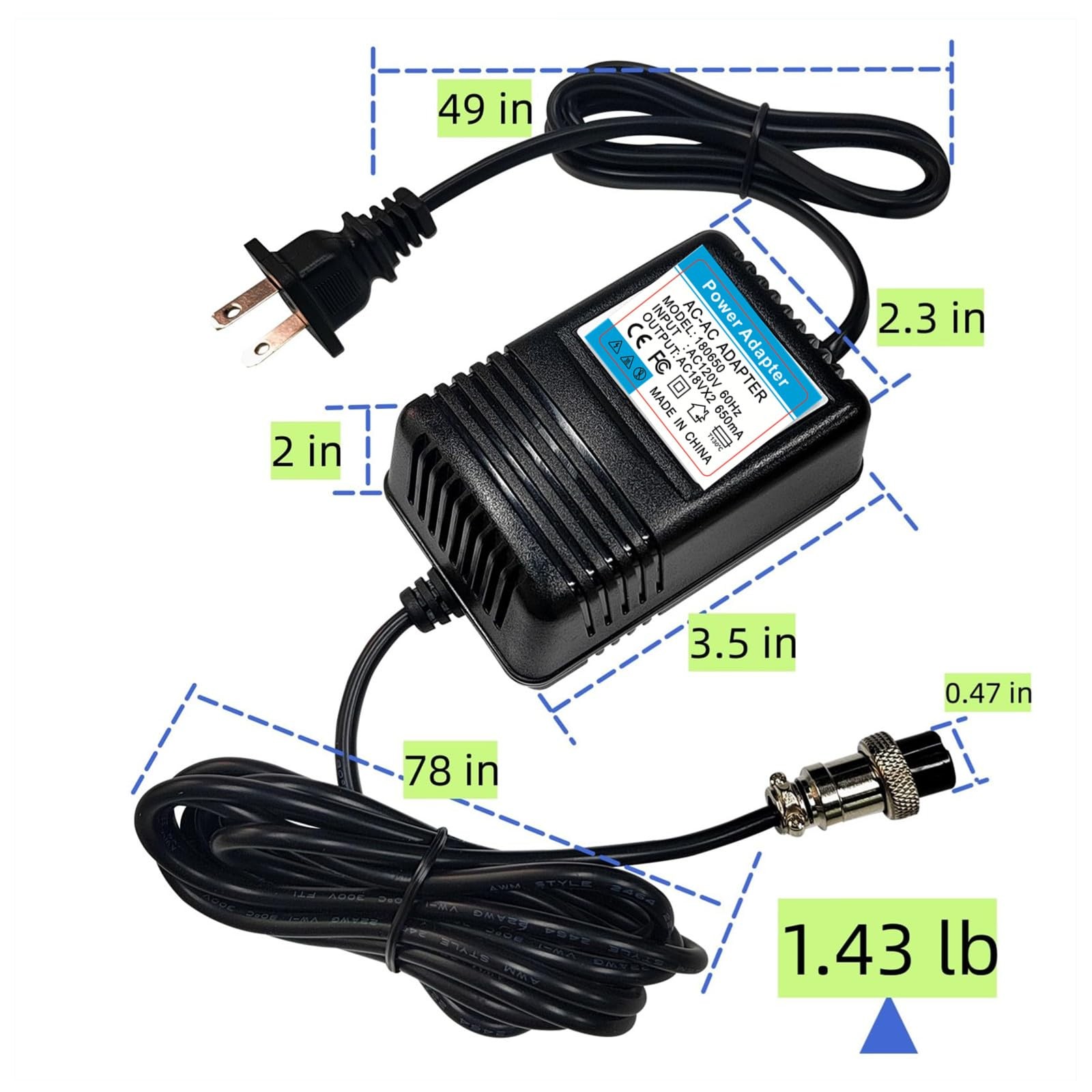 MSZLZTD for Alesis MultiMix 8 USB FX – 8 Power Adapter,Compatible with Alesis...