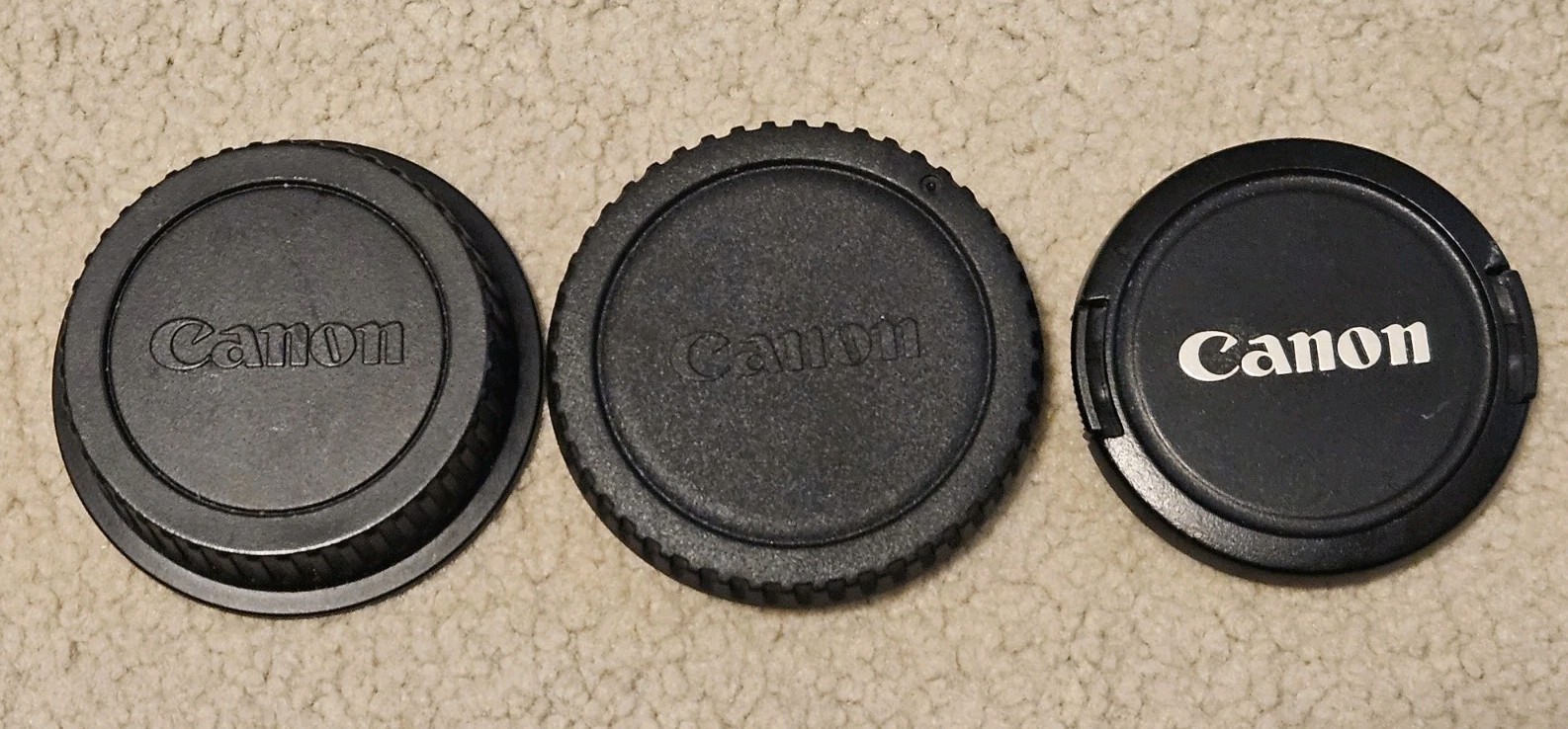 Canon EOS Camera Lens Covers