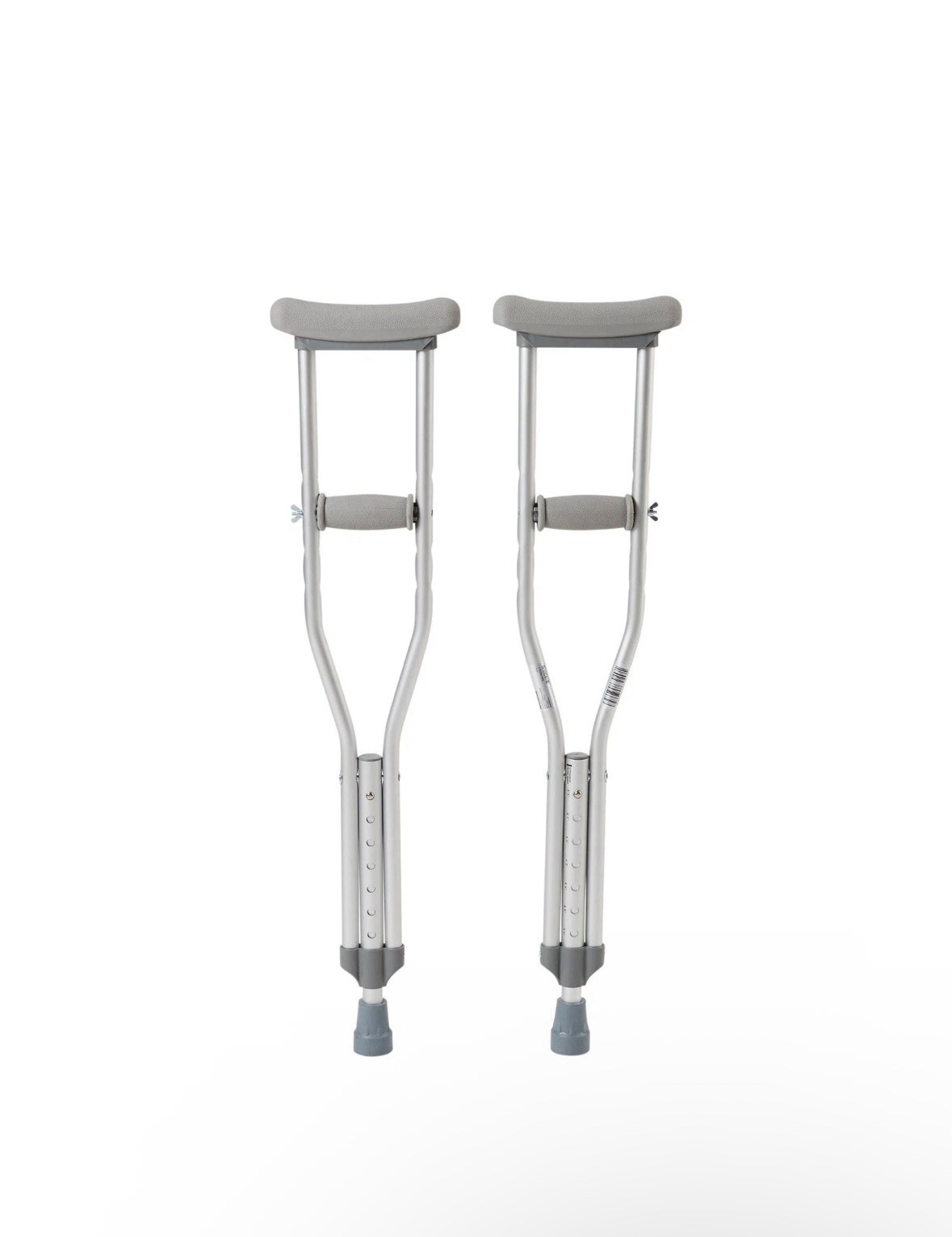 NEW McKesson Aluminum Pediatric Underarm Crutches 4' to 4' 6" User Height