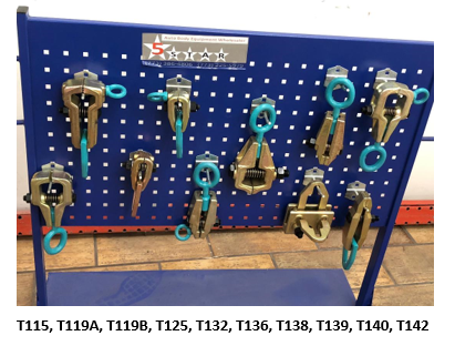 SET#47 AUTO BODY FRAME MACHINE TOOLS HEAVY 10 PIECE CLAMPS MEGA