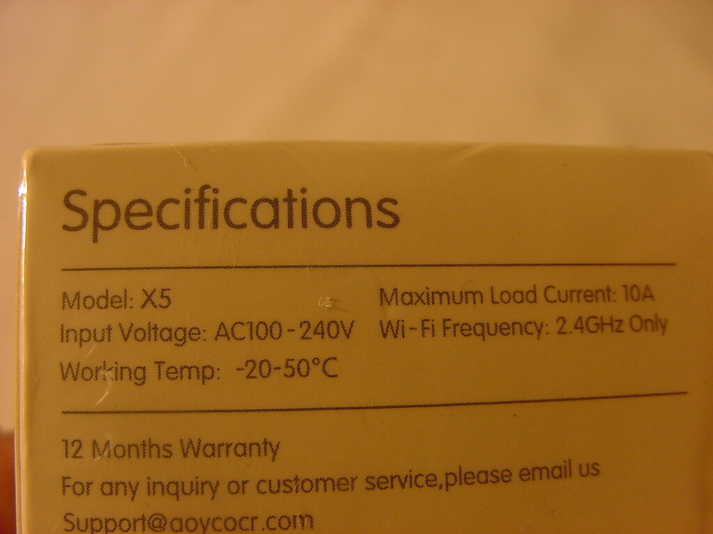 NEW SEALED - SMART PLUG X5