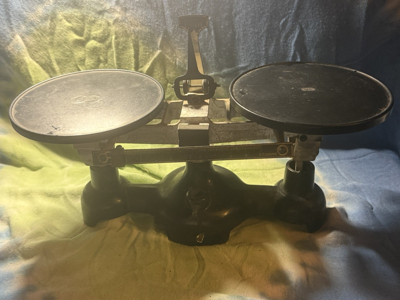 Vintage W. M. Welch Scientific Company 1880 Balance Scale 10 Grams Made In USA