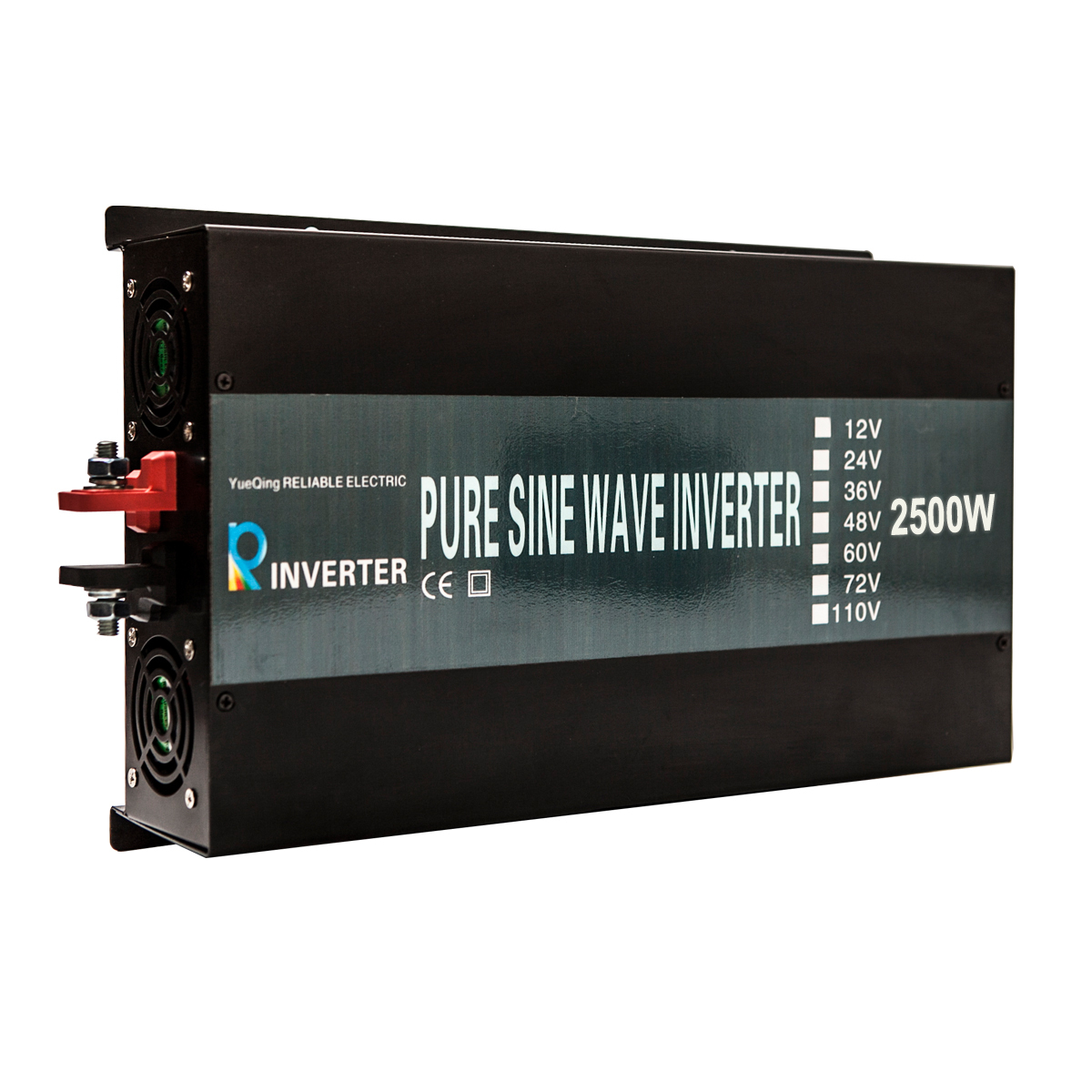 96V to 110V 120V Pure Sine Wave Inverter 2500W Power Supply Battery Motor Solar