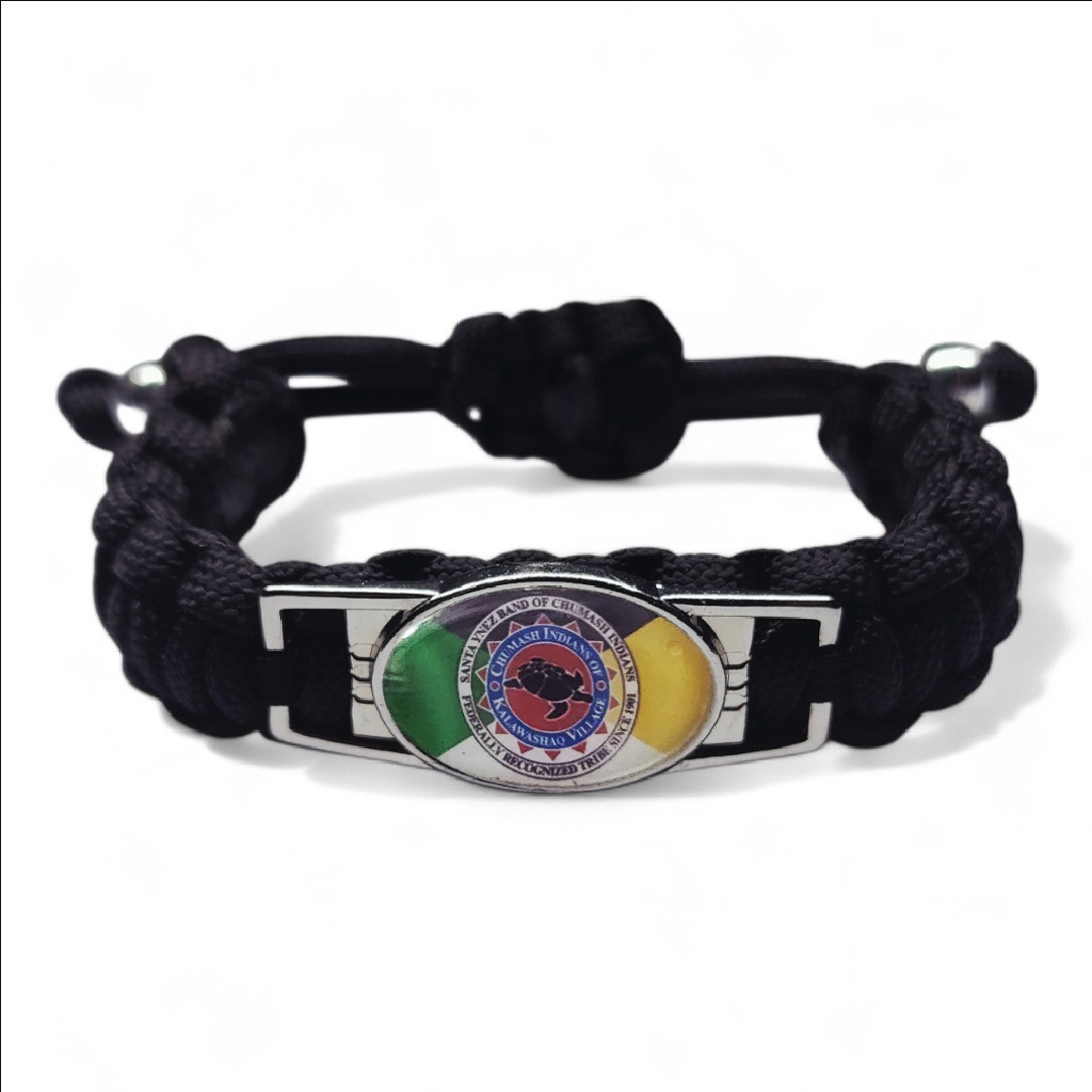 Santa Ynez Band of Chumash Mission Indians Flag Adjustable Charm Bracelet