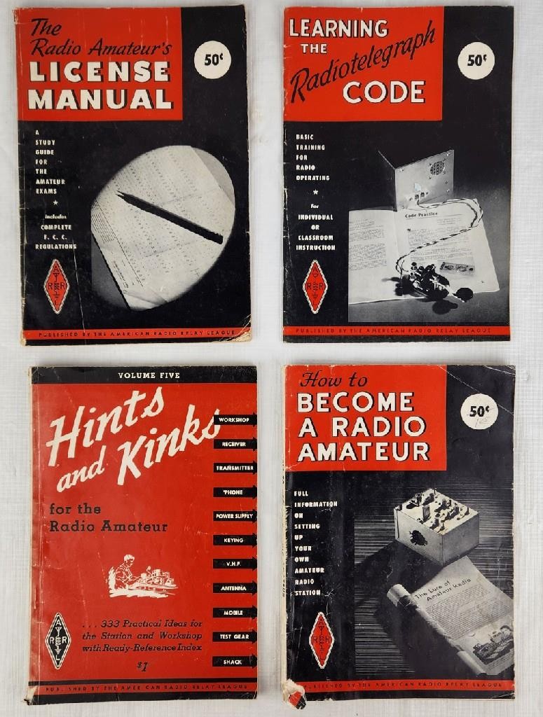 Lot of Vintage American Radio Relay League Radio ARRL Amateur Guides and Manuals