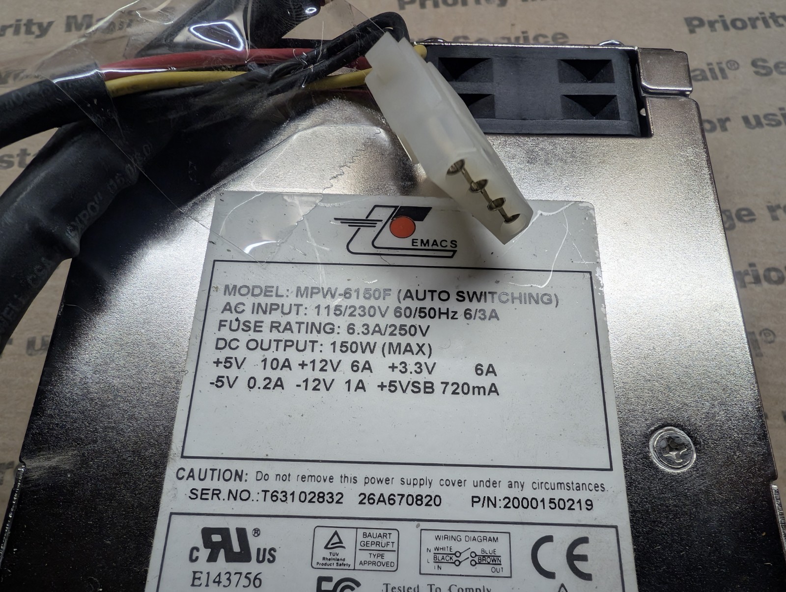 3COM NBX / Used Power Supply for a v3000A chassis