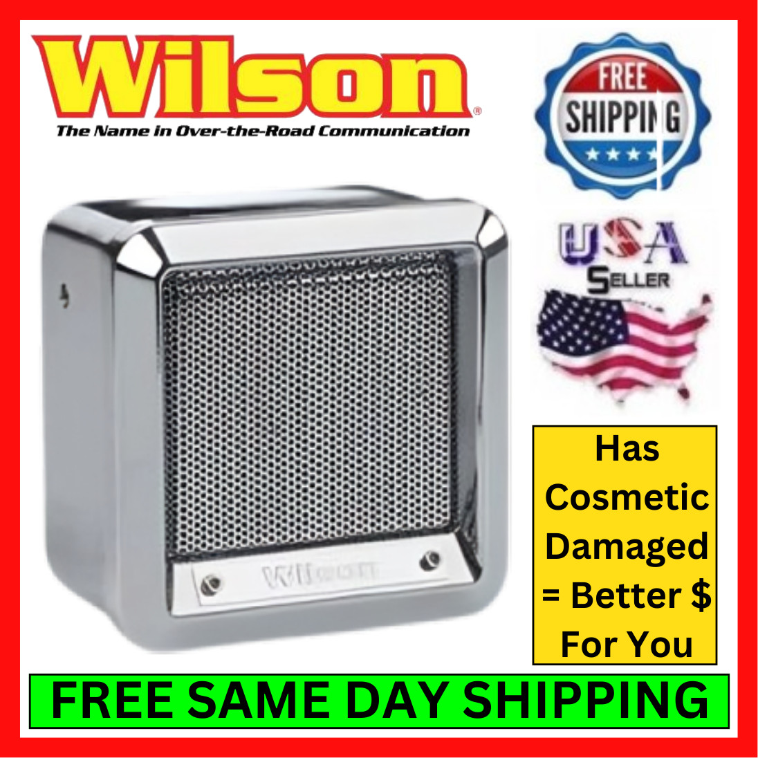 Wilson Antennas 305600CHR Chrome Finish CB Extension Speaker