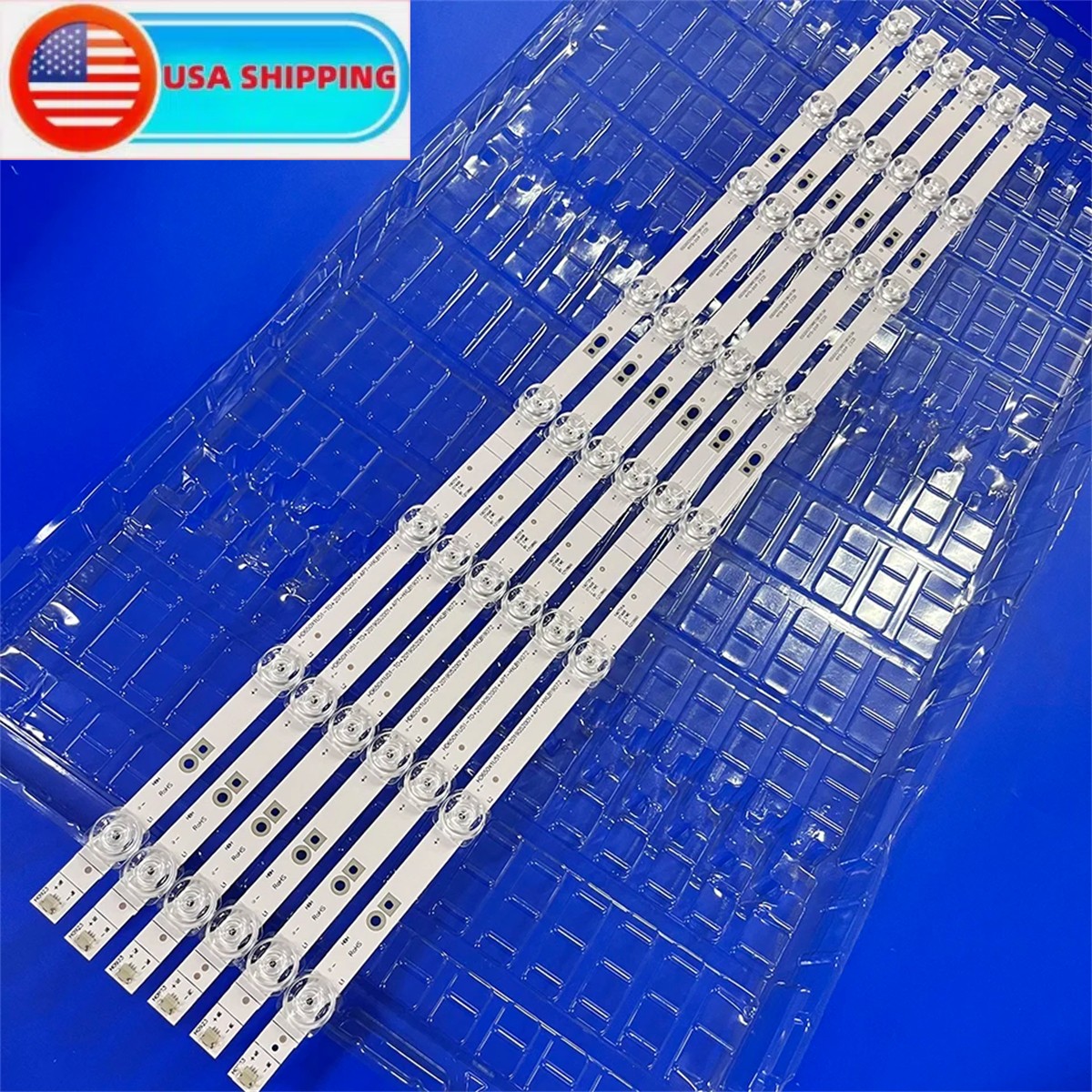 LED backlight strips 8 lamp For ONN 100021261 1241491 SVH650AK7 HD650X1U51-T0L3