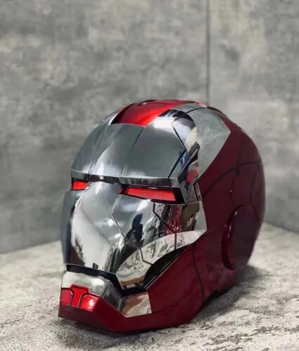 AUTOKING Iron Man MK5 1:1 Helmet Wearable Voice-control Mask Cosplay Golden Ver.