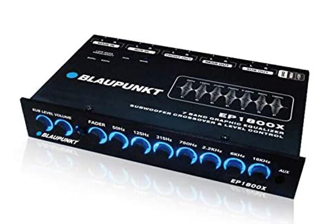 Blaupunkt EP1800X 7-Band Car Audio Graphic Equalizer