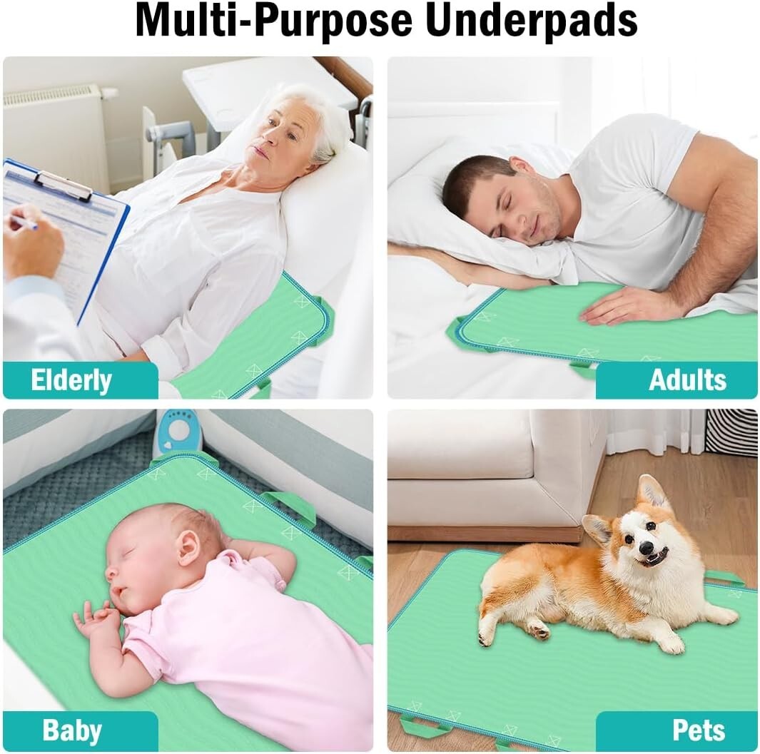 iCOVER Positioning Bed Moving Pad with Reinforced Handles,Waterproof & Reusable