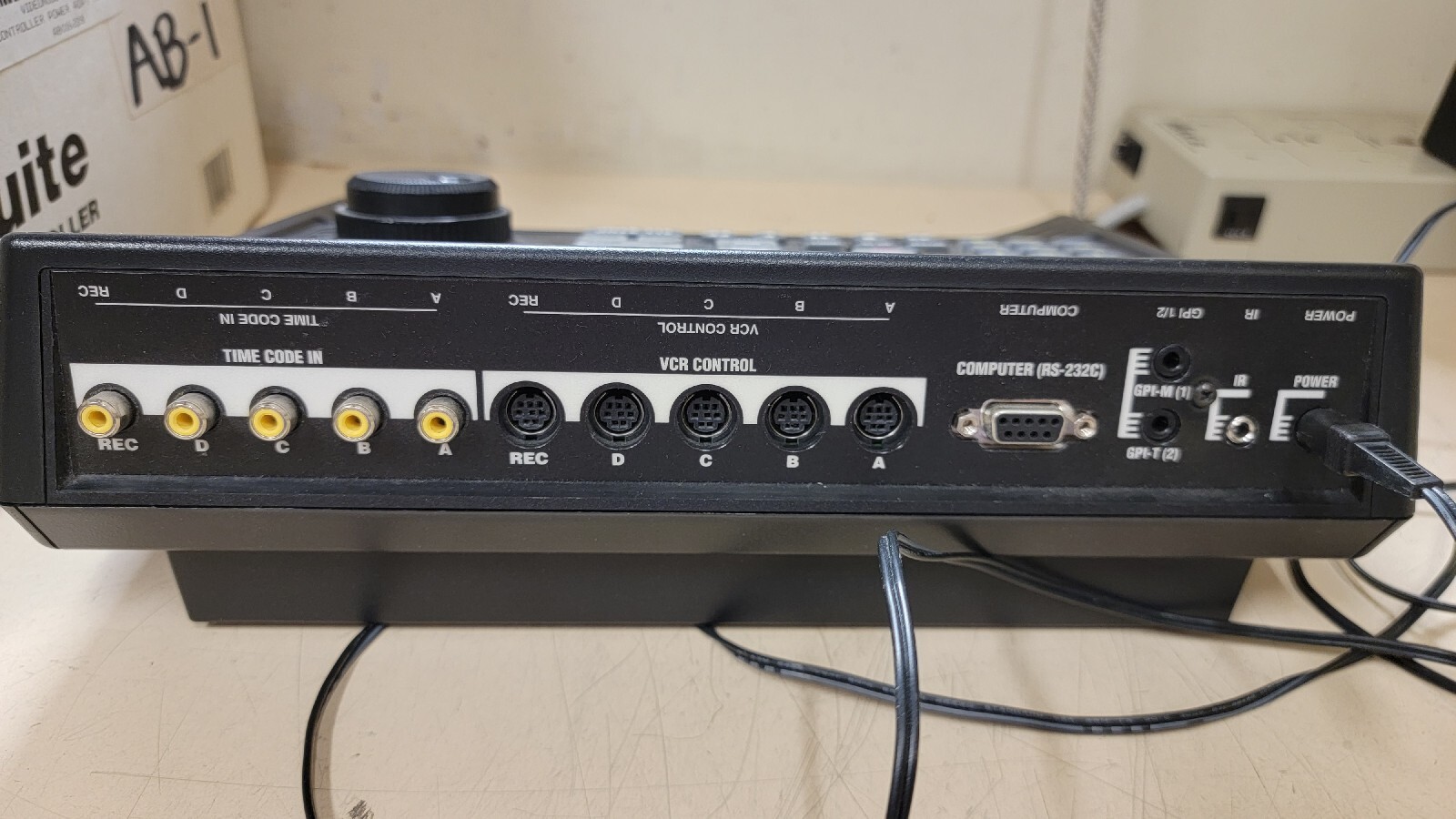 Videonics AB-1 Edit Suite A/B Roll Edit Controller w/ Power Supply, Manual, Box