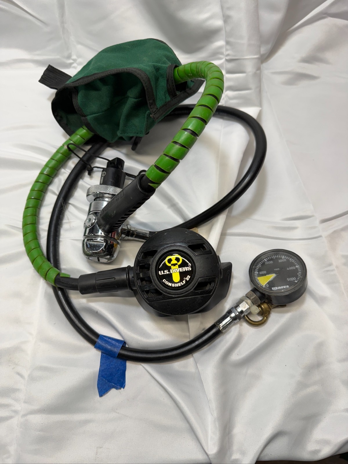 SCUBA DIVING Used Pre-owned U.S.DIVERS CONSHELF 22  Regulator First Second Stage