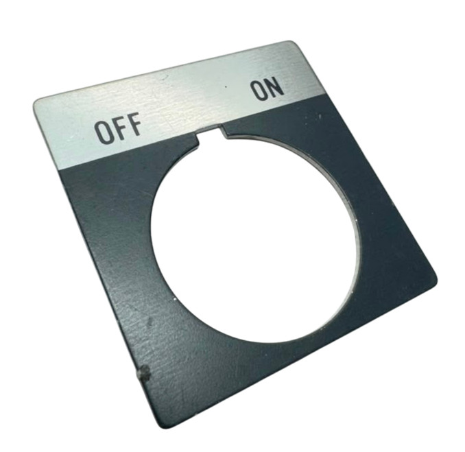 Allen-Bradley 800T-X529 Off-On Legend Plate, 30mm Hole **Free Shipping**