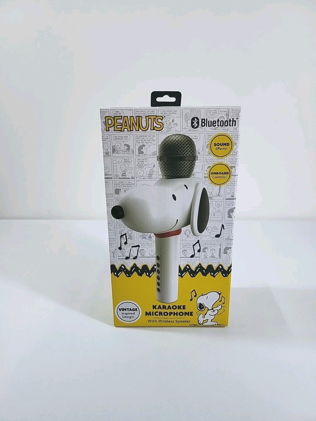 Peanuts Snoopy Bluetooth Karaoke Microphone Wireless Speaker New Sealed NIB