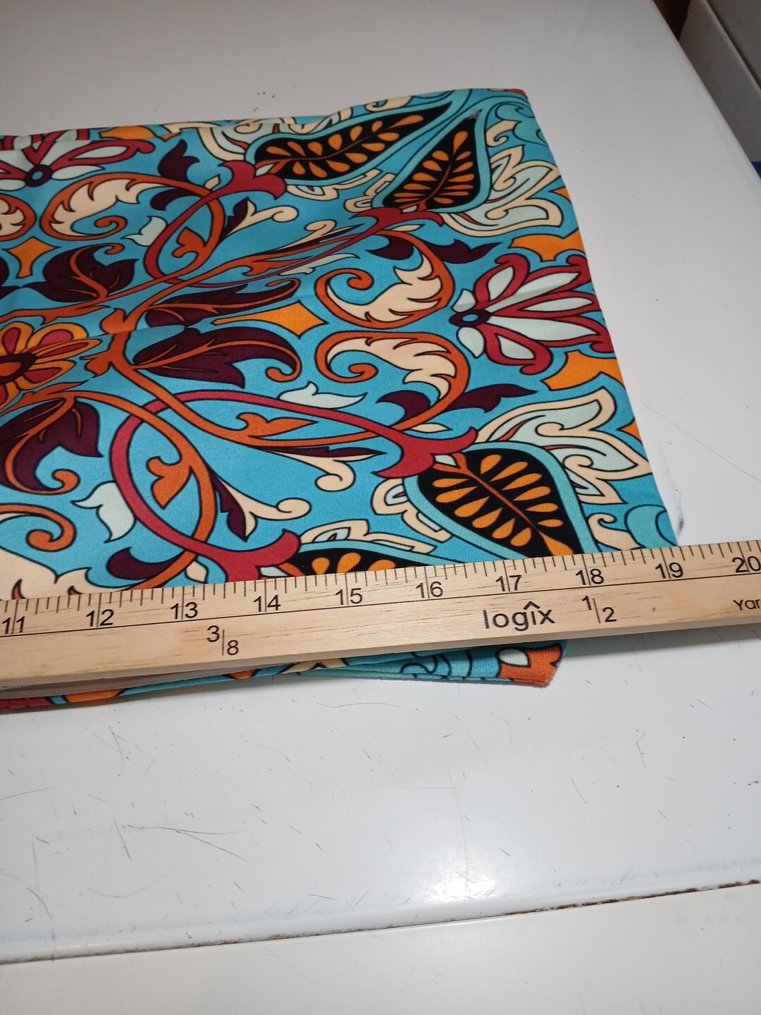 2- Turquoise & Multi Paisley Decorative Pillow Covers Zip 11" x 11" Boho