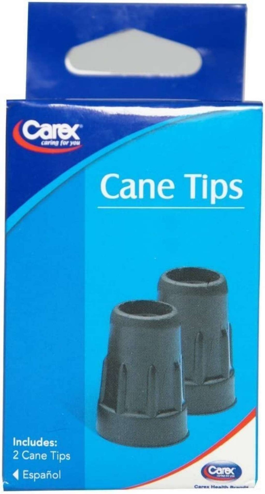 Carex Cane Tip (Black) fits most 7/8" Canes