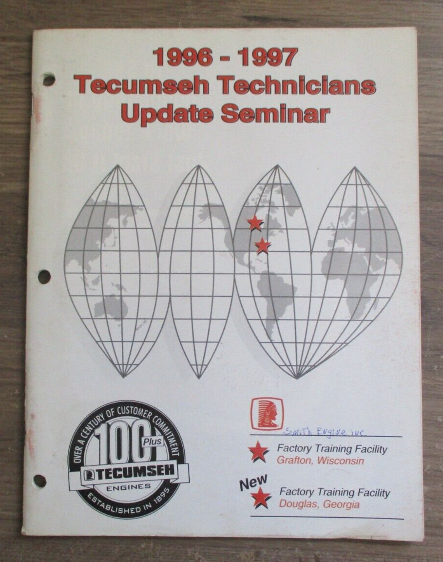 Tecumseh Technicians Seminar 1996-1997