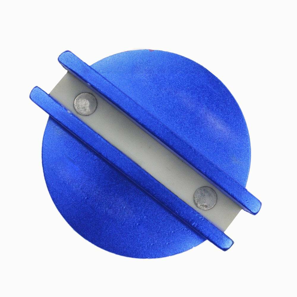 2Pcs Blue Slotted Magnetic Jack Pad Pinch Weld Rail Adapter