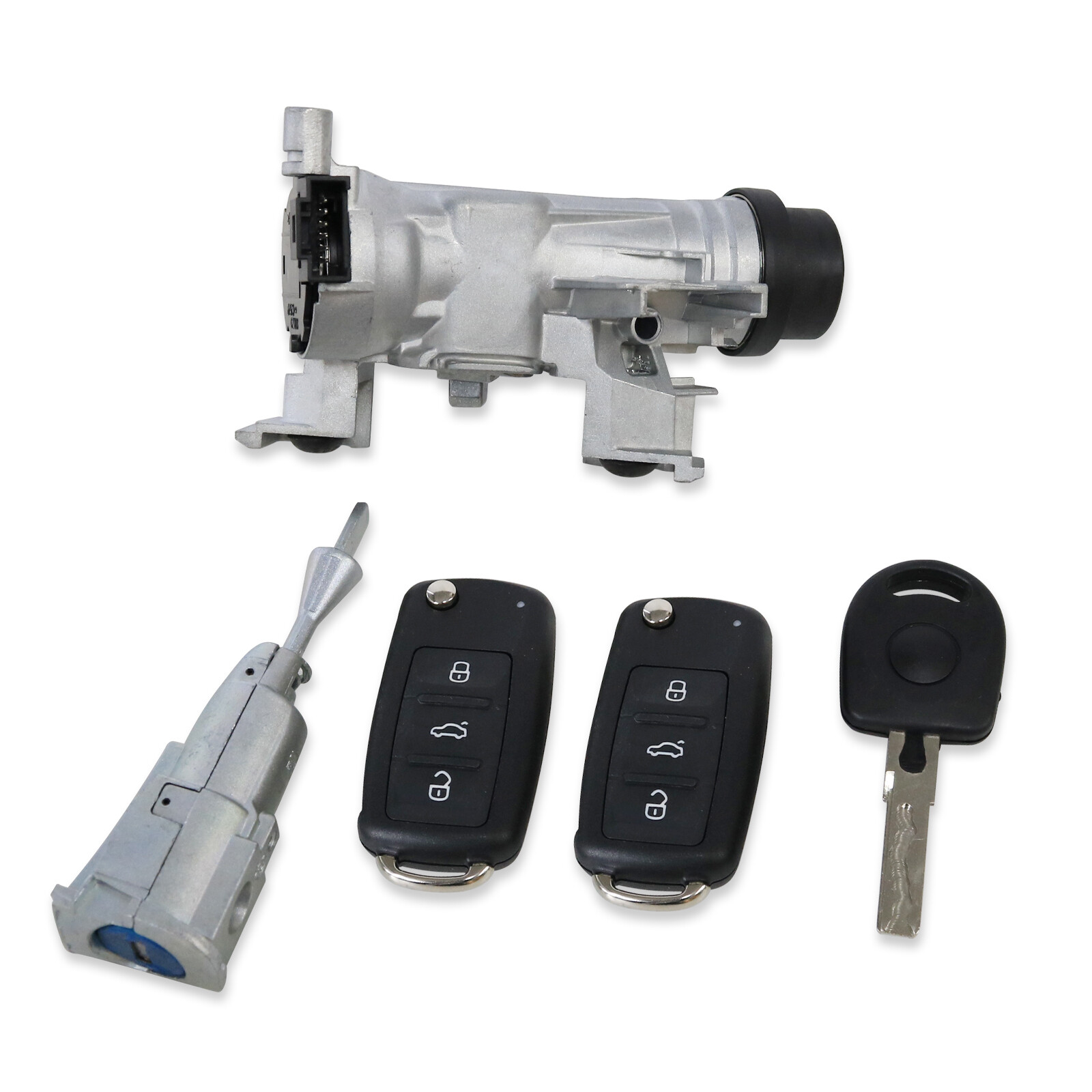 Upgraded Ignition Switch Door Lock Cylinder For VW Jetta 2006-2018 W/Remote Key
