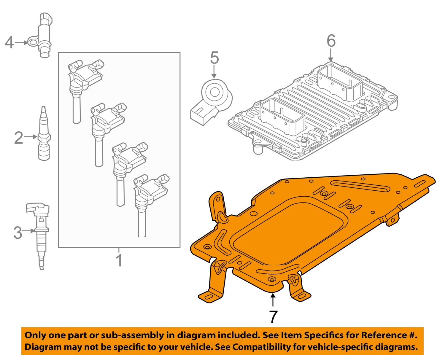 CHRYSLER OEM 13-15 1500 Electrical Ignition System-Mount Bracket 68089655AA