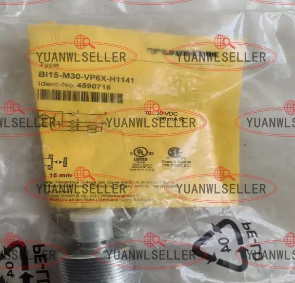 ONE New TURCK PROXIMITY SENSOR BI15-M30-VP6X-H1141