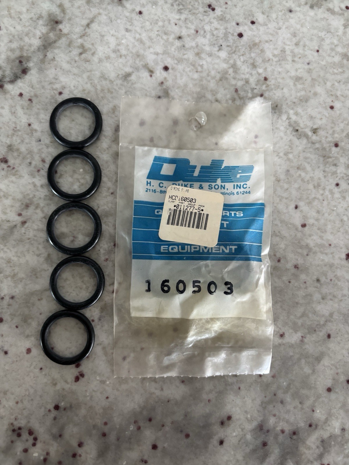 Electrofreeze HC160503 O-Ring Pack of 5 OEM Genuine Replacement Parts