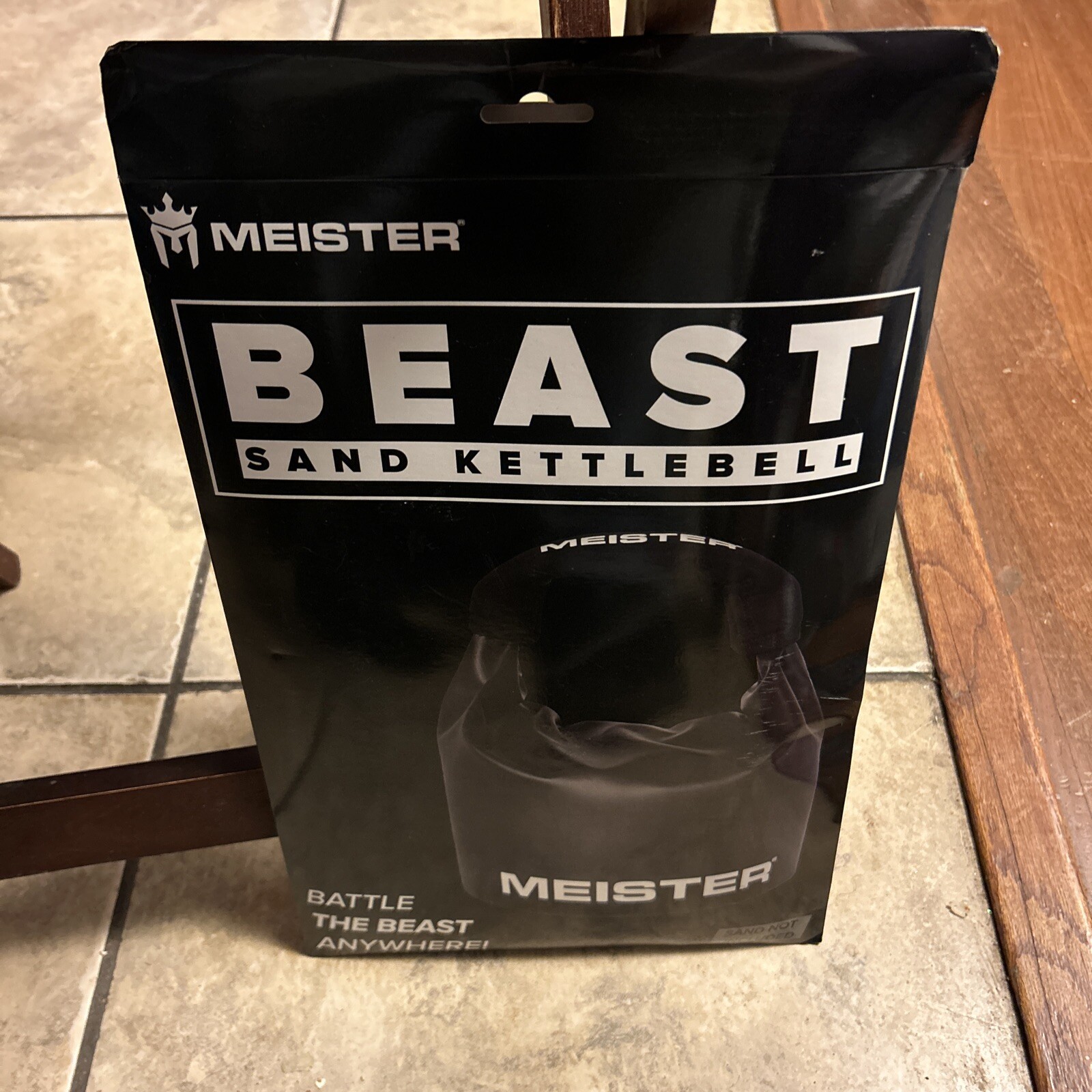 Meister BEAST 15lbs Sand Kettlebell - 1167KBB15BK