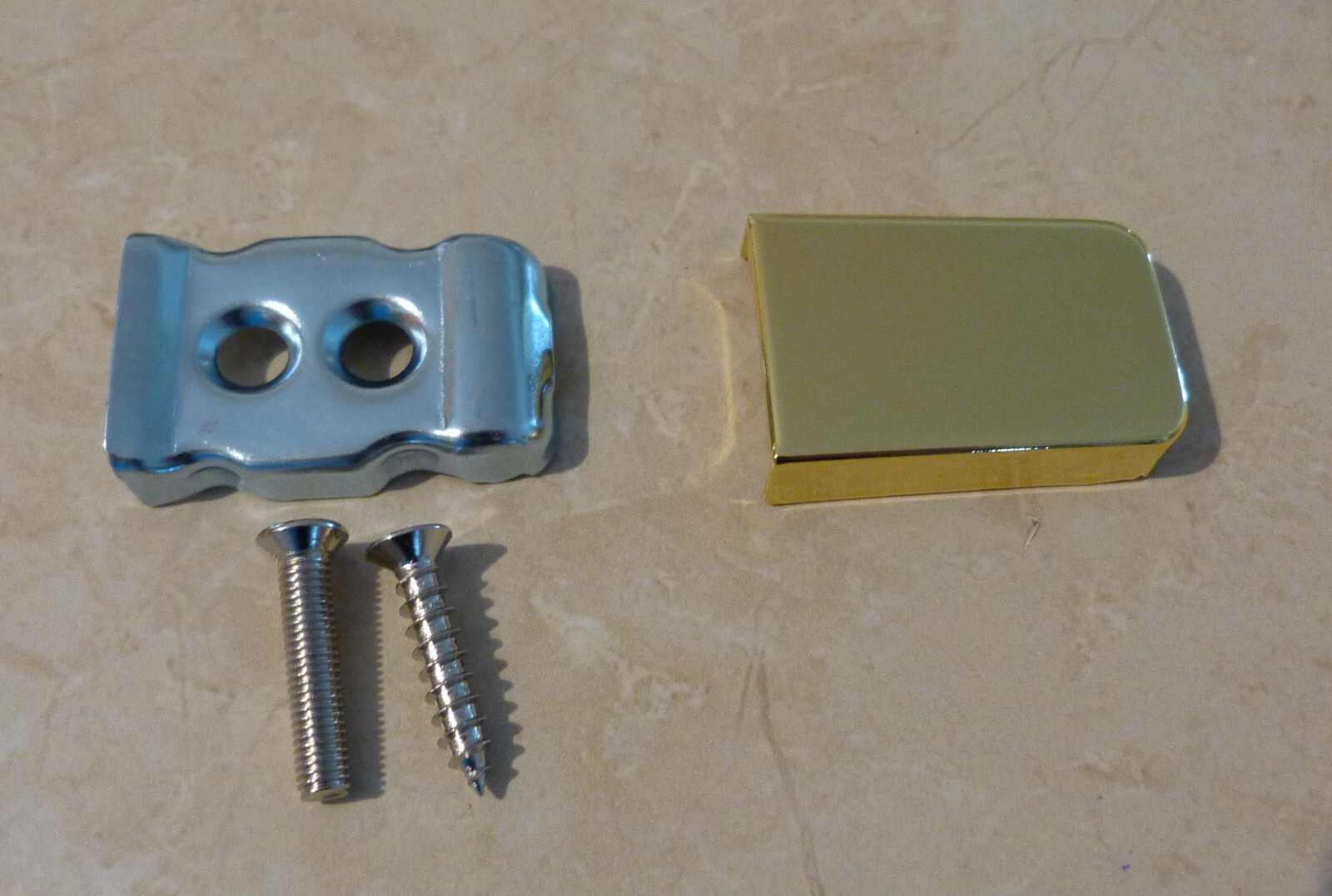 Marshall Style Handle with Gold End Caps