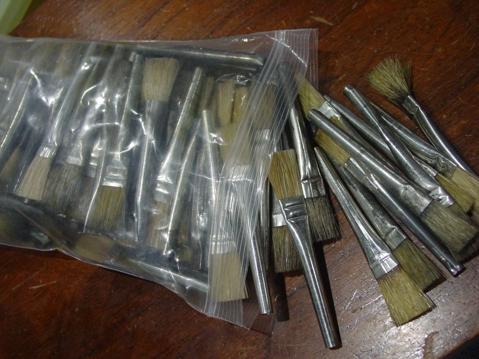 Lot of 7 WWII Style GERMAN Military Cleaning Kit Parts Brush Surplus Rifle