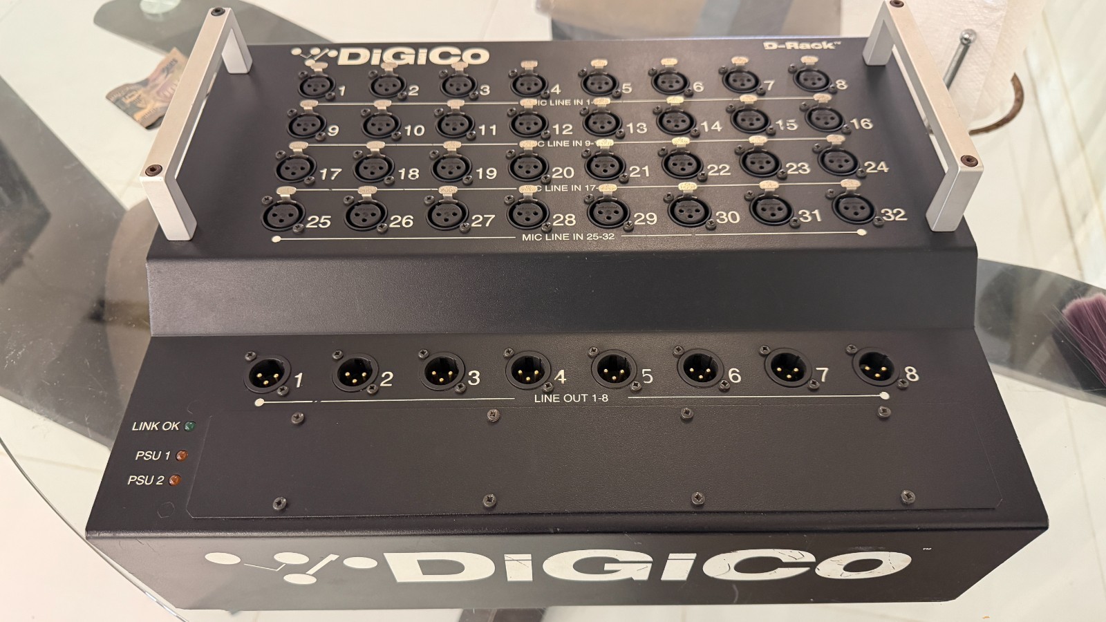 DiGiCo D-Rack Digital Mixer 32 Channel Rack Mountable XLR In/Out Stage Studio