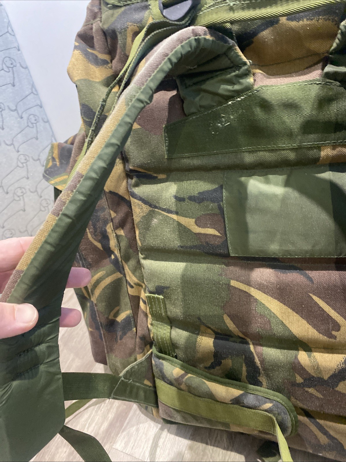 British Army issue PLCE Bergen Long Consulted Backpack DPM IRR 2004