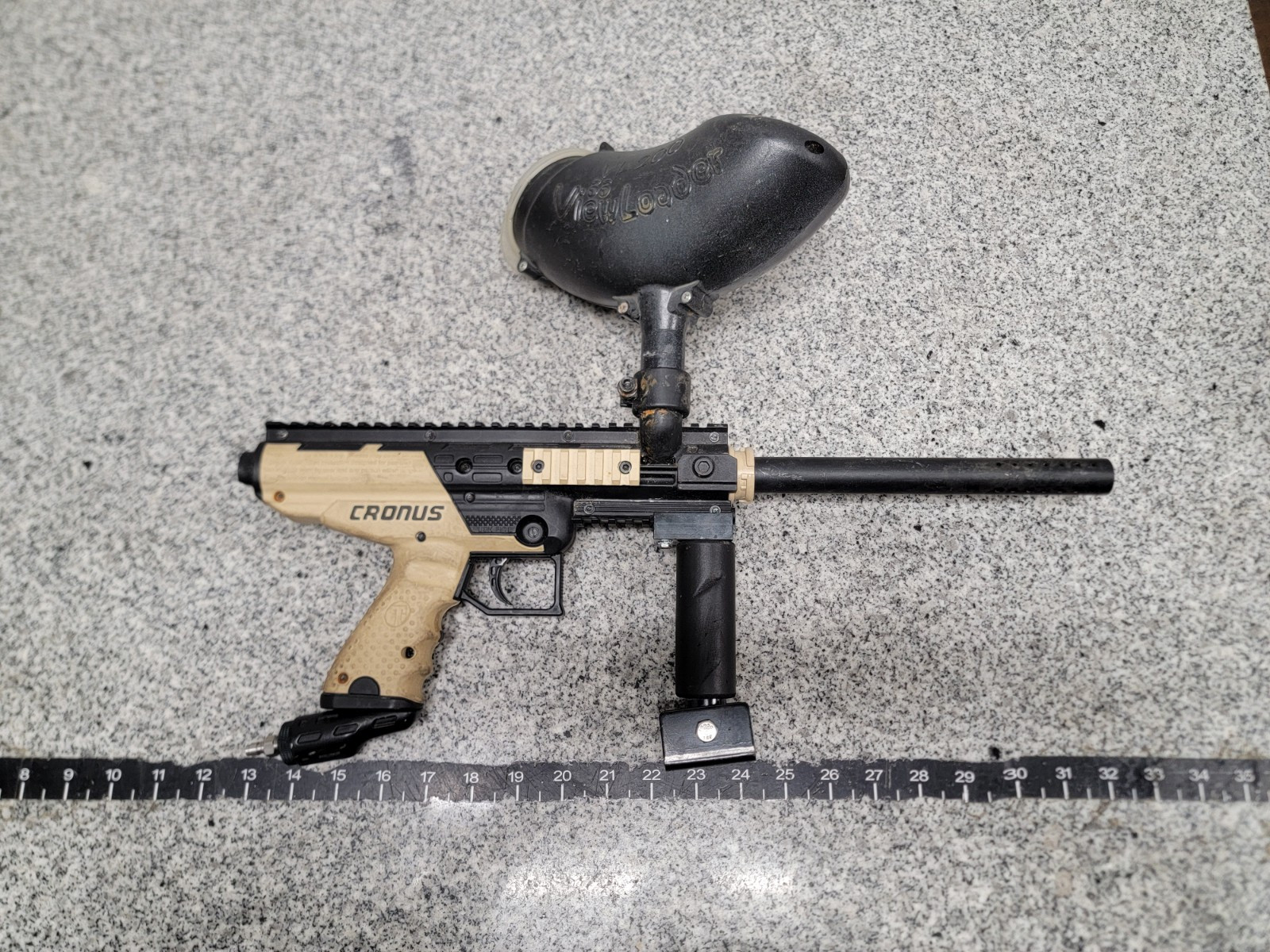 Tippmann Cronus Basic Paintball Gun - Black / Tan