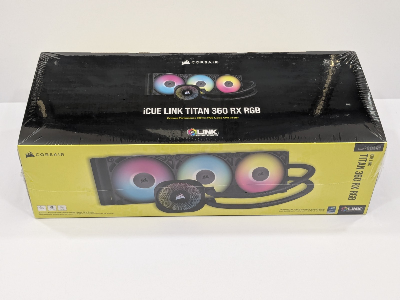 CORSAIR iCue Link Titan 360 RX RGB Liquid CPU Cooler - NIB Factory Sealed