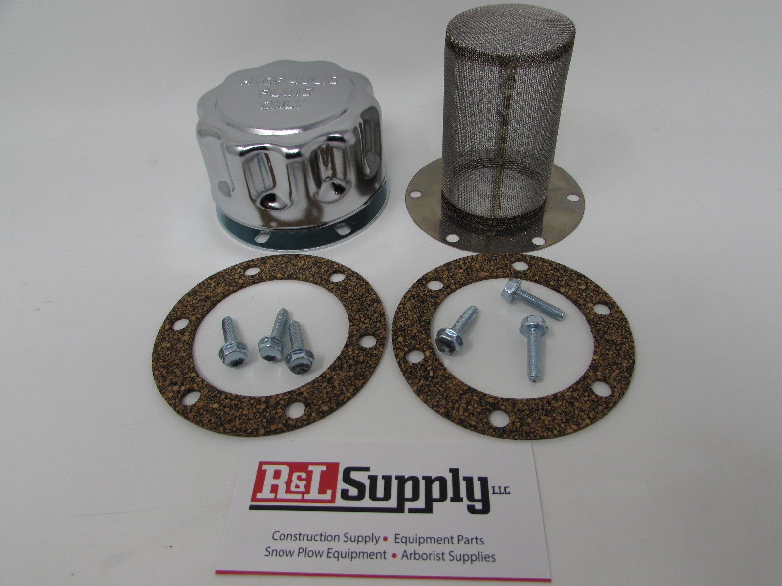 BUYERS PRODUCTS CHROME FILLER-STRAINER BREATHER CAP ASSEMBLY PART #TFA005715