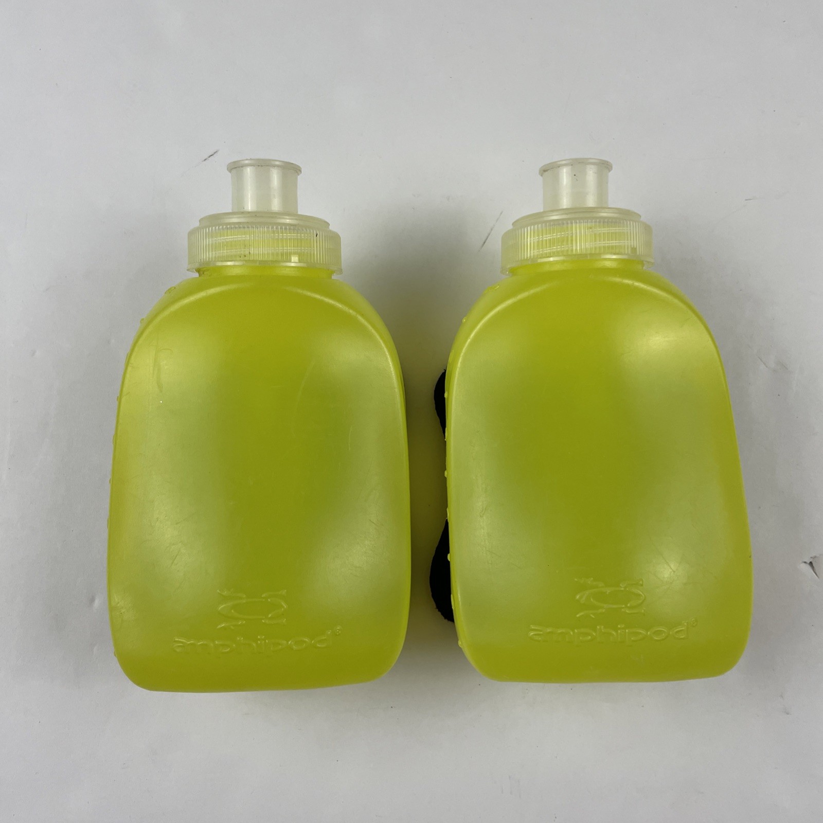 Amphipod (2) 10oz Bottles w/ Holders Running Cycling Hiking