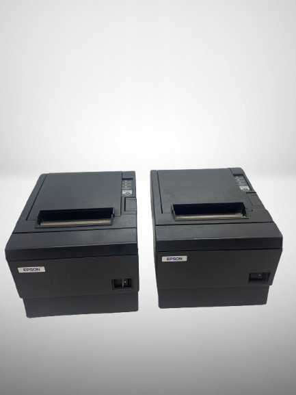 LOT OF 2 EPSON TM-T88II M129C Thermal Receipt Printer PARTS ONLY FREE SHIPPING c
