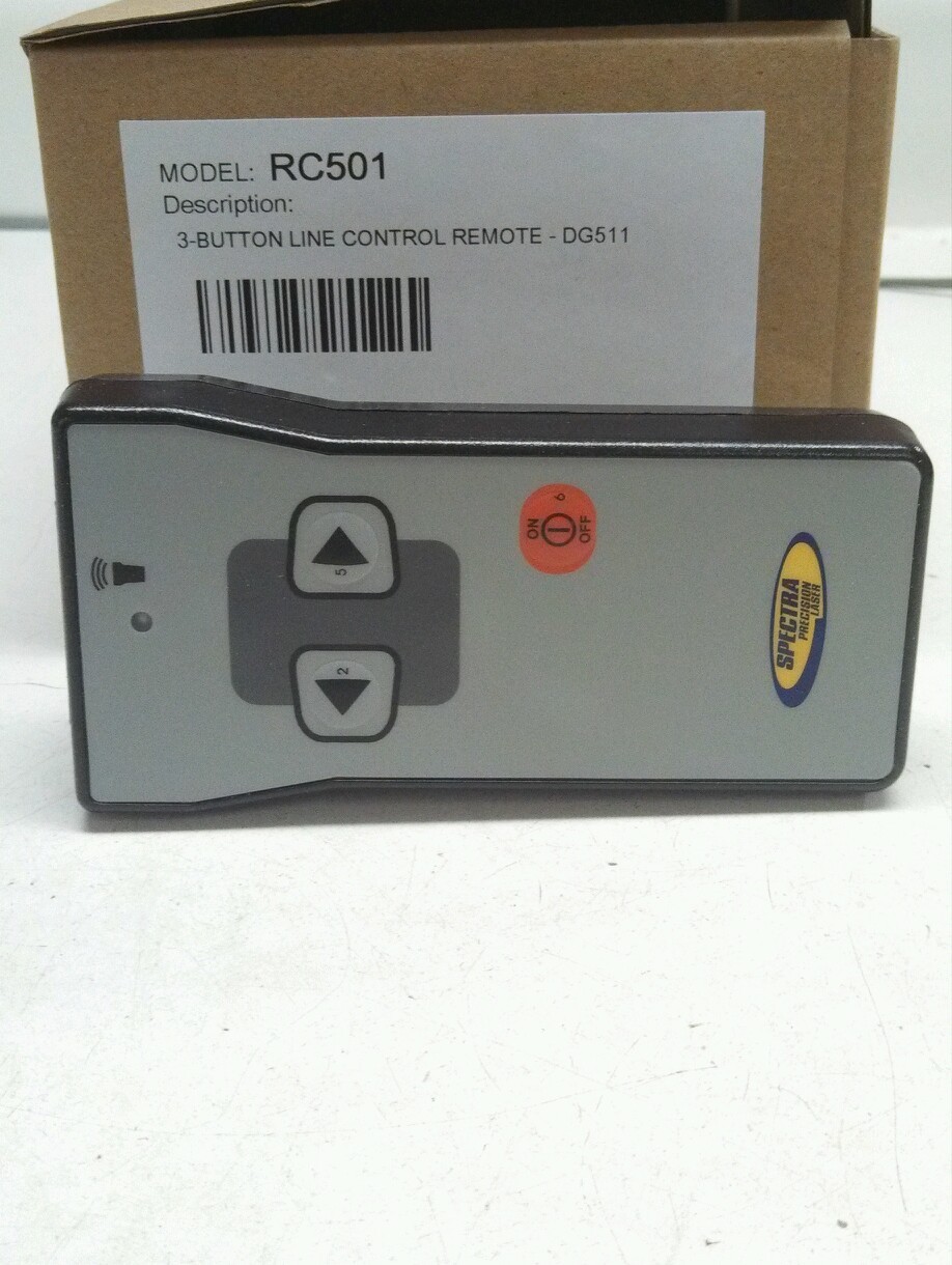 SPECTRA RC501 3 BUTTON REMOTE DG511 PIPE LASER