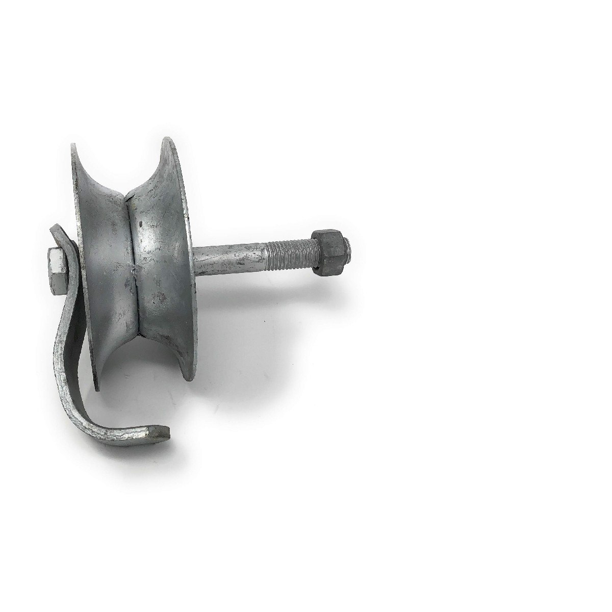 Fencesmart4U Pressed Steel Pipe Track Roller Retainer 5 X 1-5/8