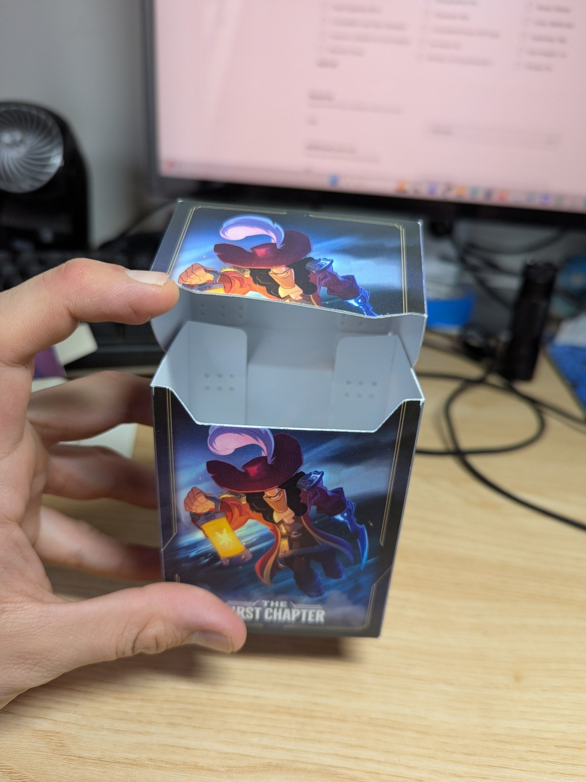 Disney Lorcana Captain Hook TCG Deck Box