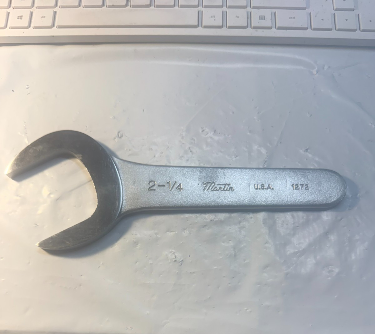 NEW Martin Tool 1272 2-1/4 Inch Industrial Black Angle Service Wrench