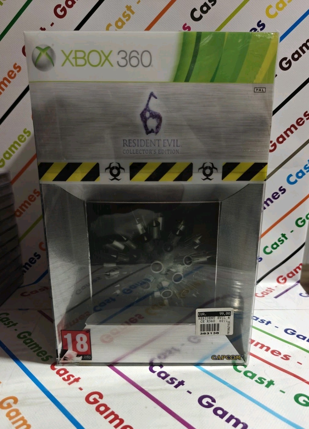 XBOX 360 RESIDENT EVIL 6 COLLECTOR'S NEW WITH DAMAGED BOX