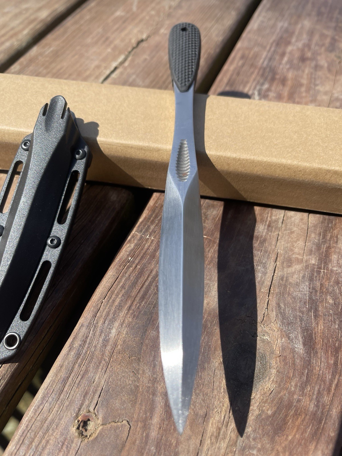 Sleeve Dagger Tactical EDC Fixed Knife Carbon Steel