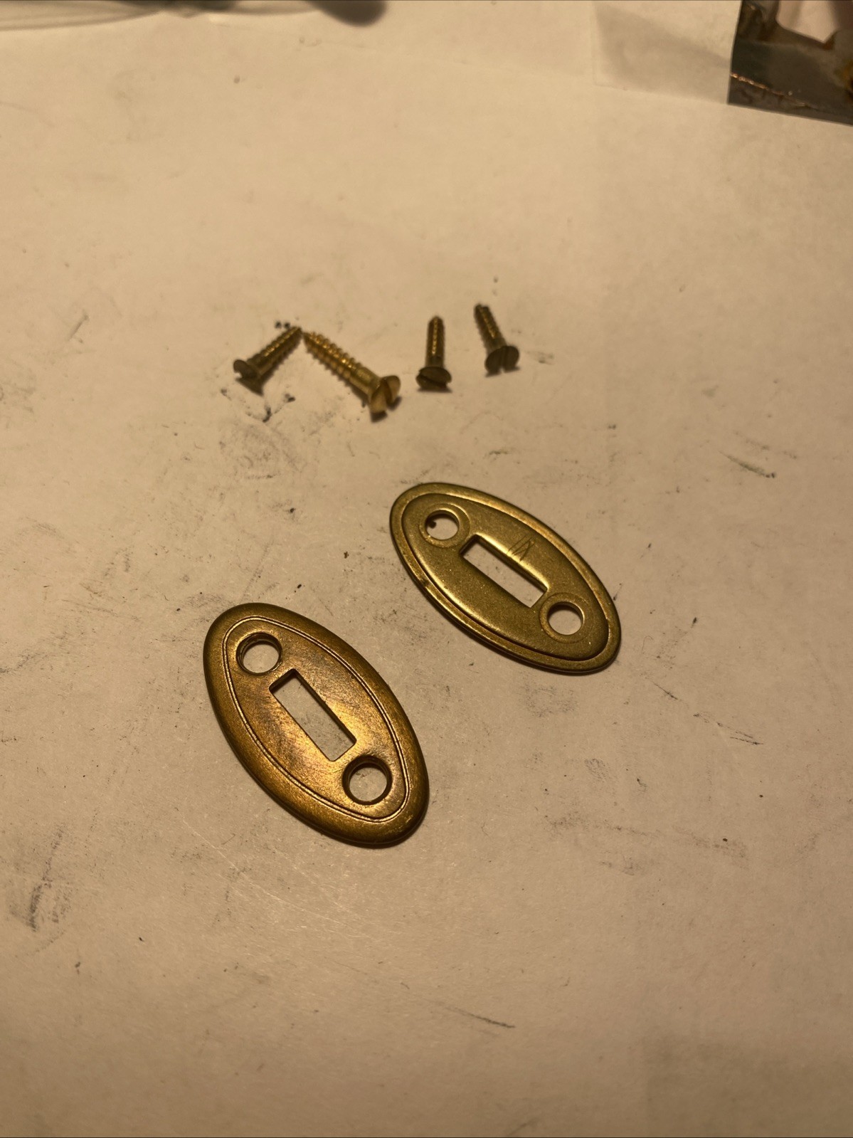 Brass Wedge Plates for Thompson Center Hawken Muzzleloader and Screws